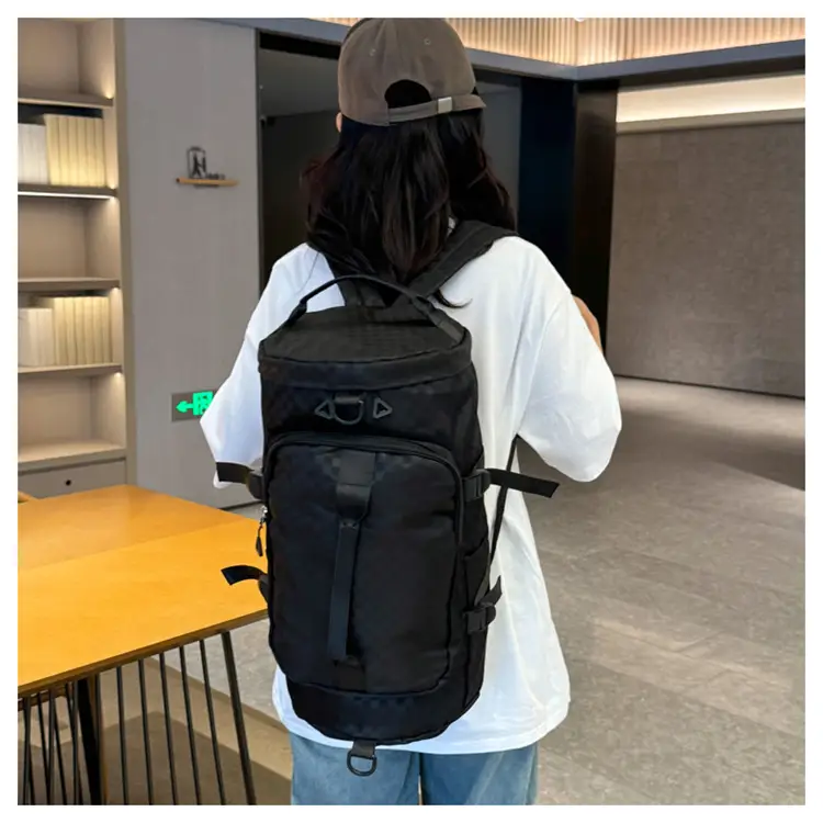 Launderable Travel Bag Women Men Purple Double Shoulder — feature 40