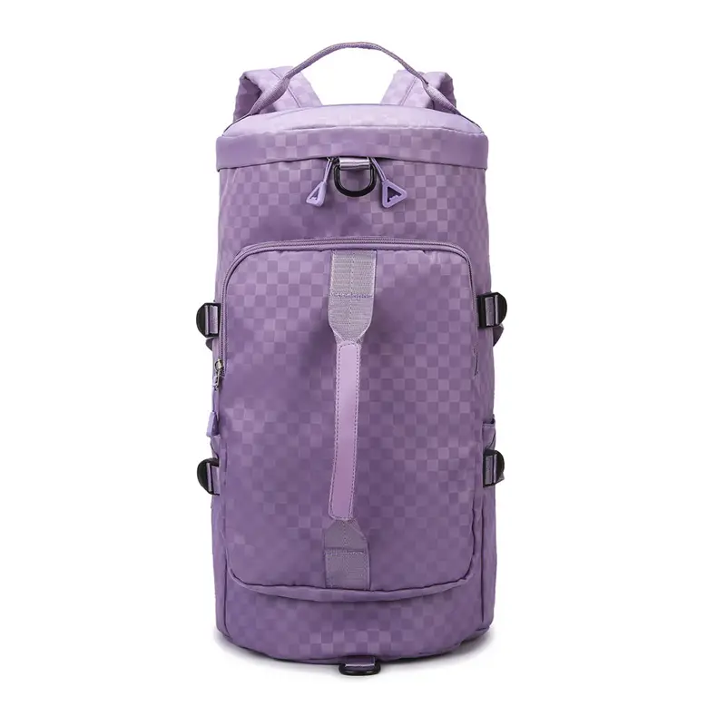 Launderable Travel Bag Women Men Purple Double Shoulder - Image 5