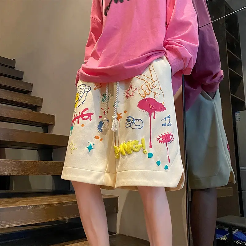 American Graffiti Shorts for Boys Black Dopamine Wear - Image 4