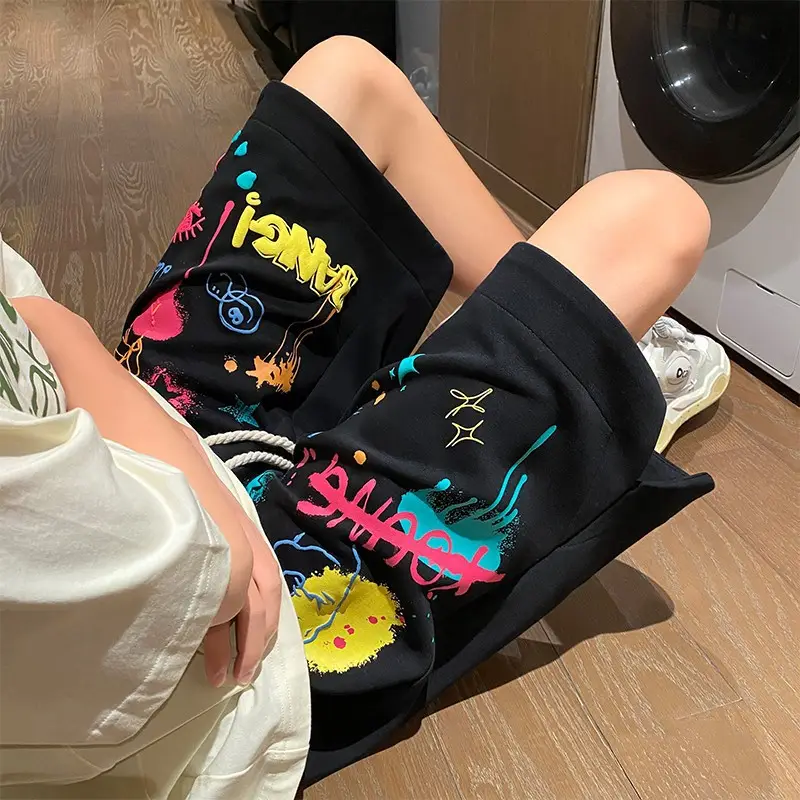 American Graffiti Shorts for Boys Black Dopamine Wear - Image 6