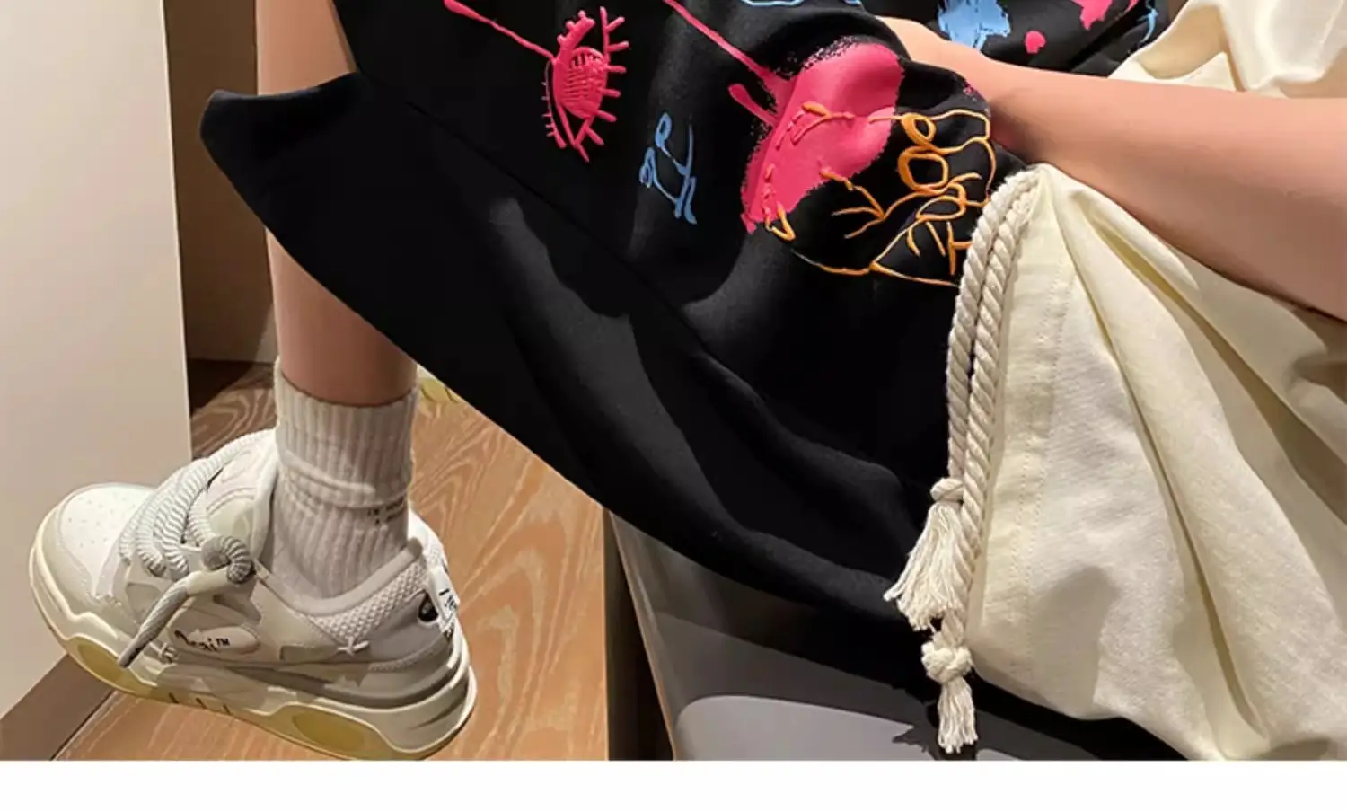 American Graffiti Shorts for Boys Black Dopamine Wear — feature 12