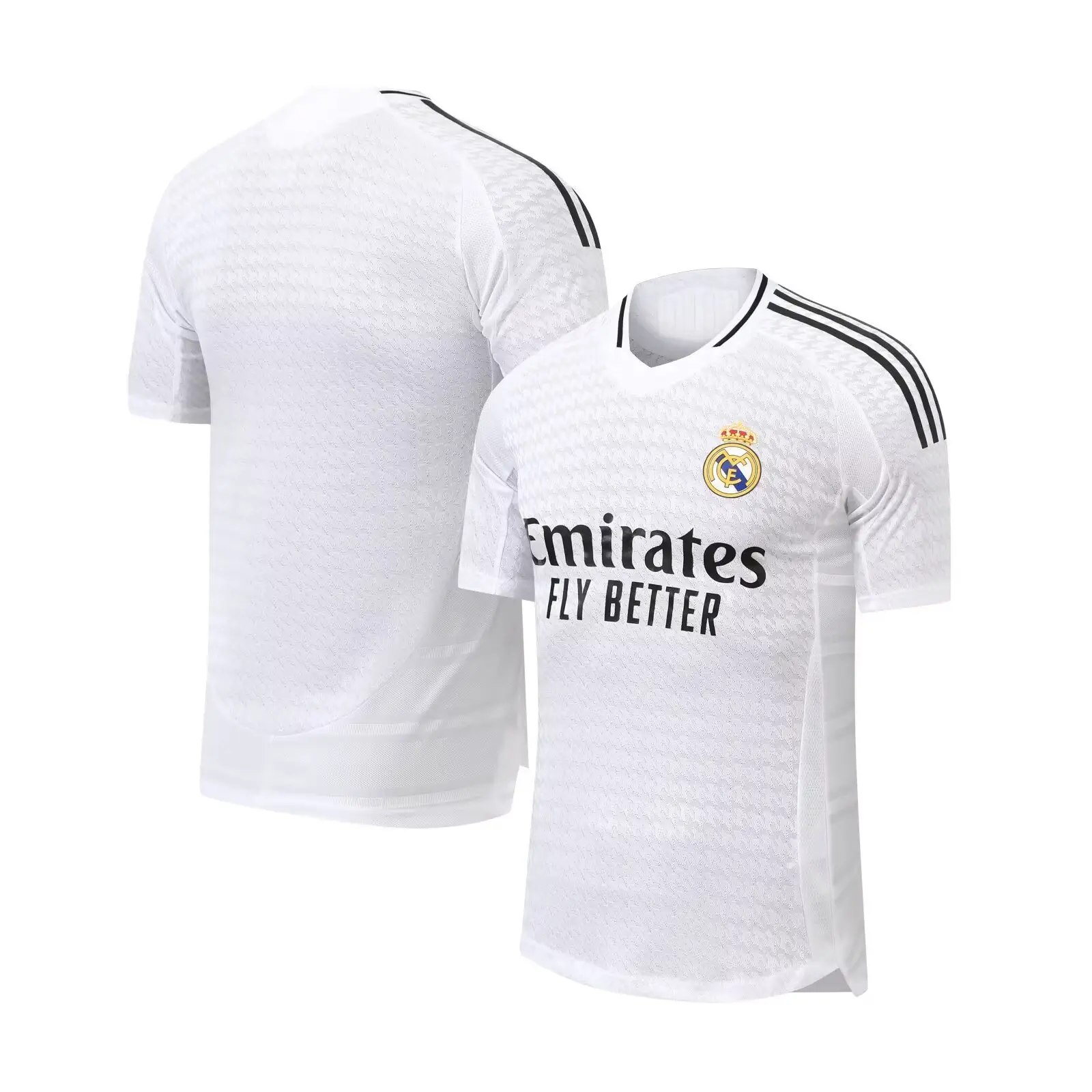 2425 Real Madrid & Barcelona Football T-Shirts Adult Training Wear - Image 2