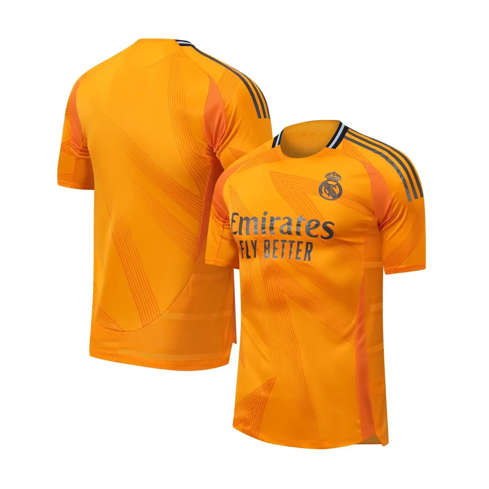2425 Real Madrid & Barcelona Football T-Shirts Adult Training Wear - Image 3