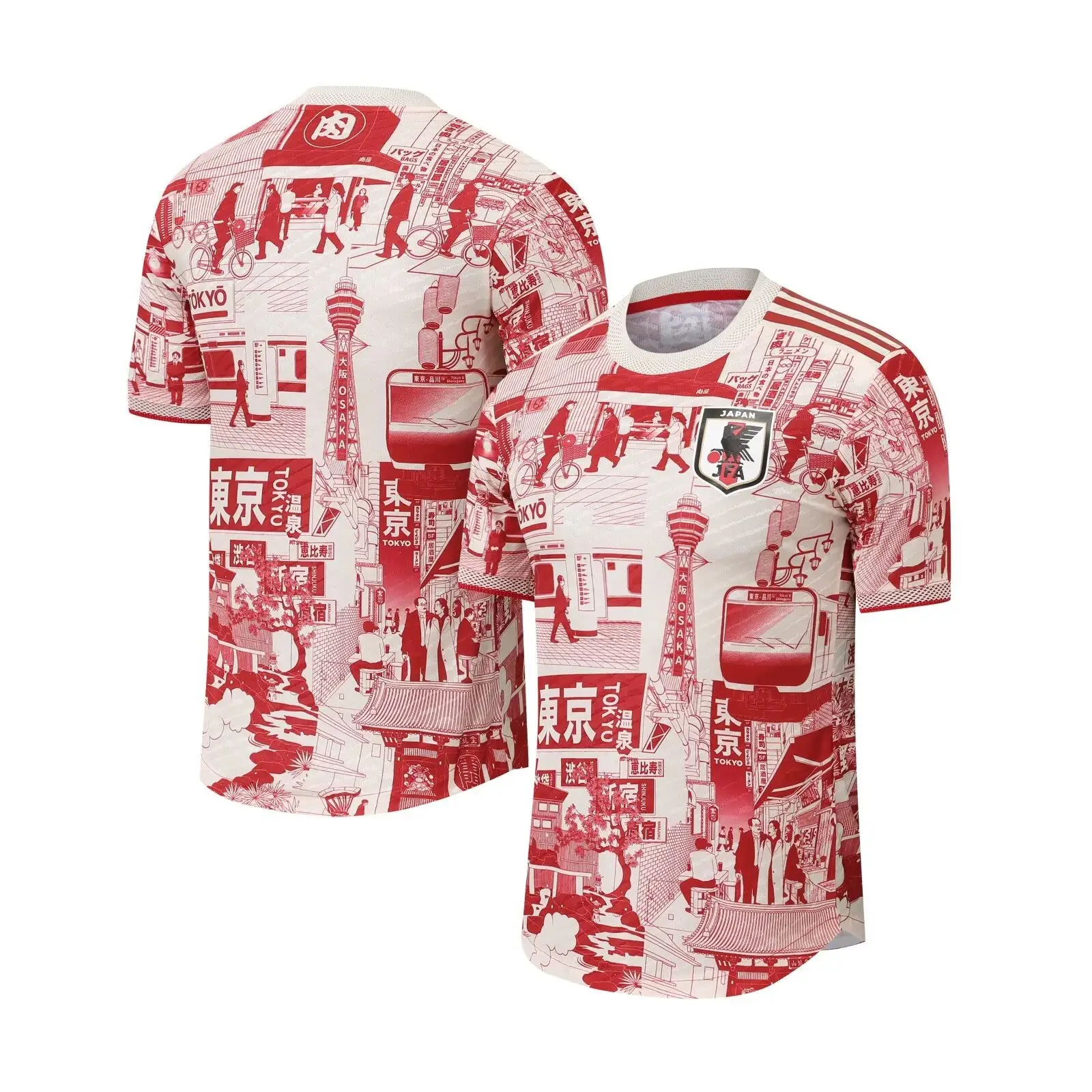 2425 Real Madrid & Barcelona Football T-Shirts Adult Training Wear - Image 8