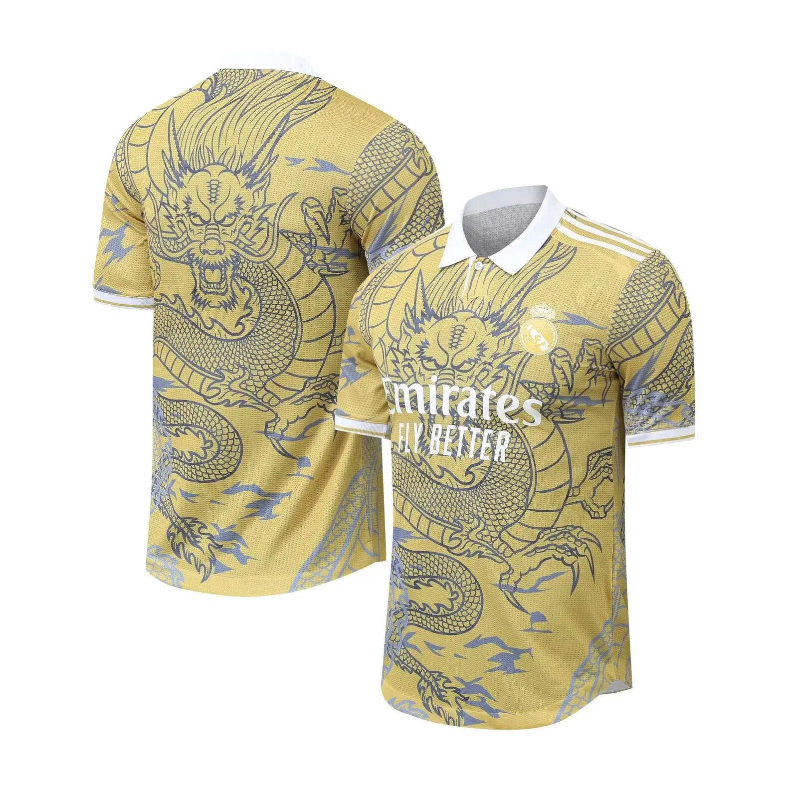 2425 Real Madrid & Barcelona Football T-Shirts Adult Training Wear - Image 13