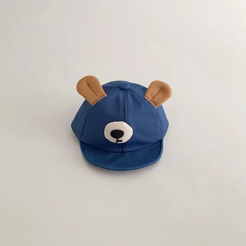 Cute Cartoon Bear Cap for Boys Girls Autumn Winter Sunshade - Image 4