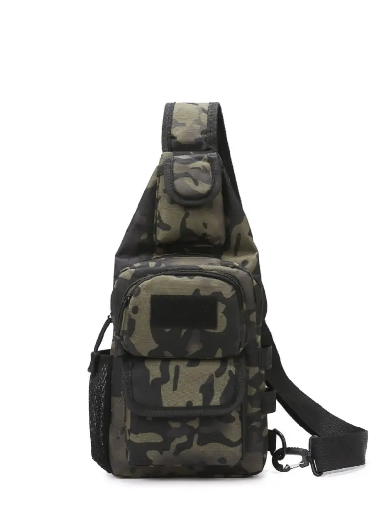 Men's Camouflage Crossbody Bag Multi-Use Outdoor Fitness Bag