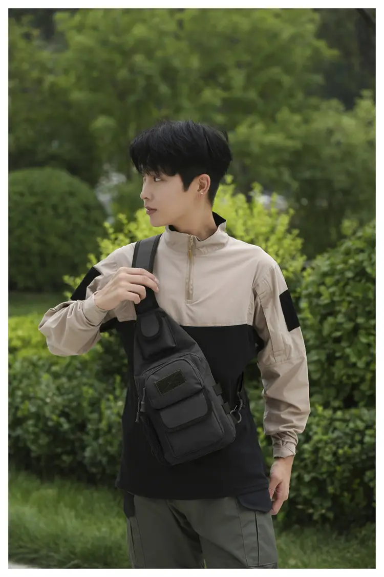 Men's Camouflage Crossbody Bag Multi-Use Outdoor Fitness Bag — feature 30