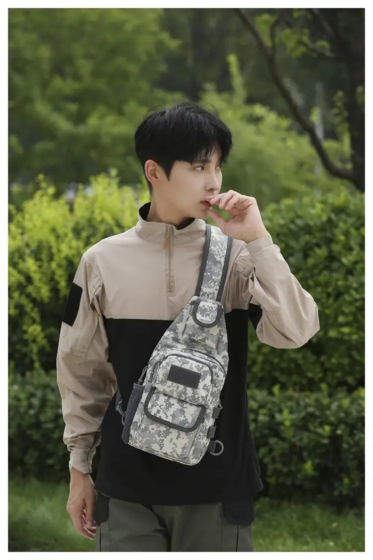 Men's Camouflage Crossbody Bag Multi-Use Outdoor Fitness Bag — feature 50