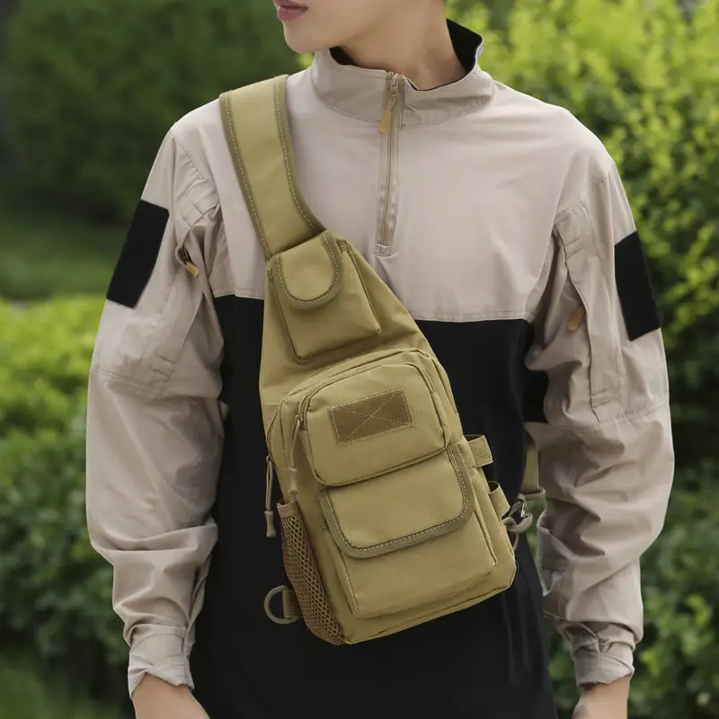 Men's Camouflage Crossbody Bag Multi-Use Outdoor Fitness Bag