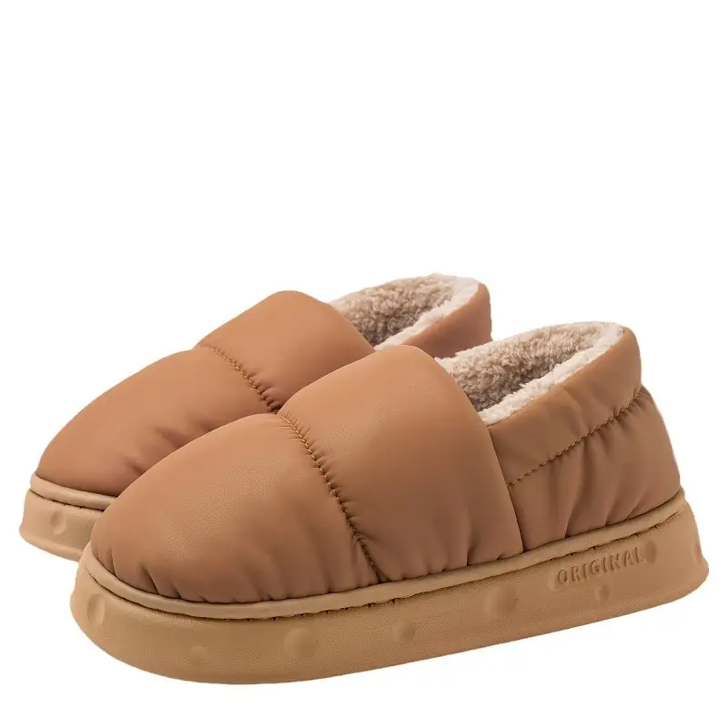 Women Waterproof Cotton Slippers Autumn Winter 2025 - Image 10