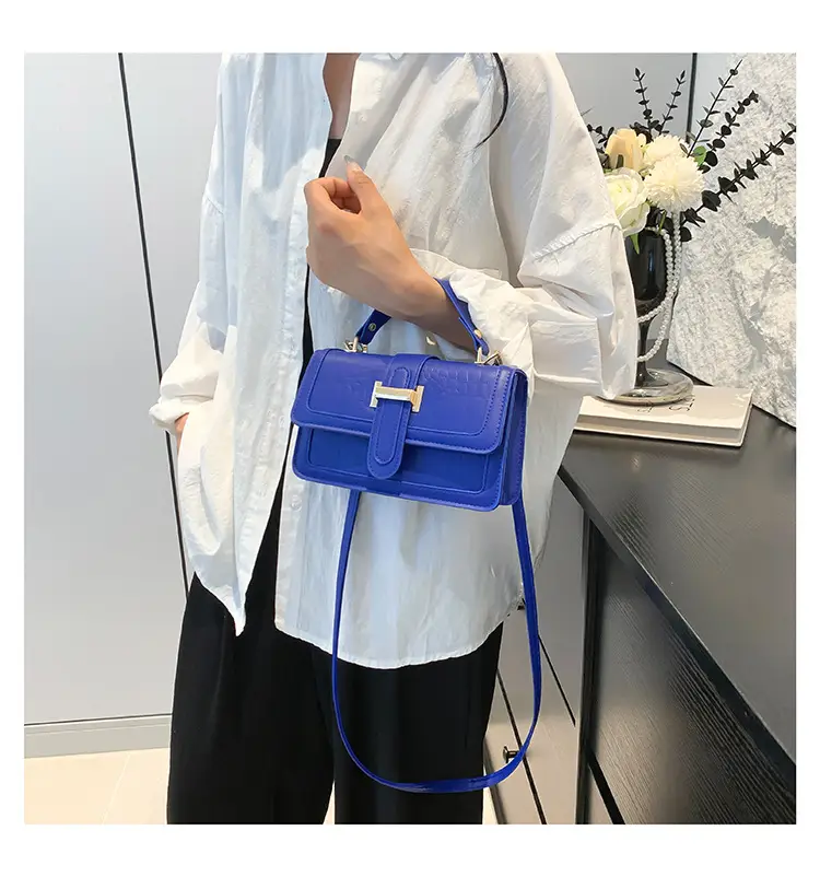 Orange Croc Leather Shoulder Bag for Women 2024 — feature 24