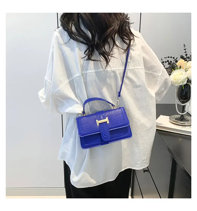 Orange Croc Leather Shoulder Bag for Women 2024 — feature 25
