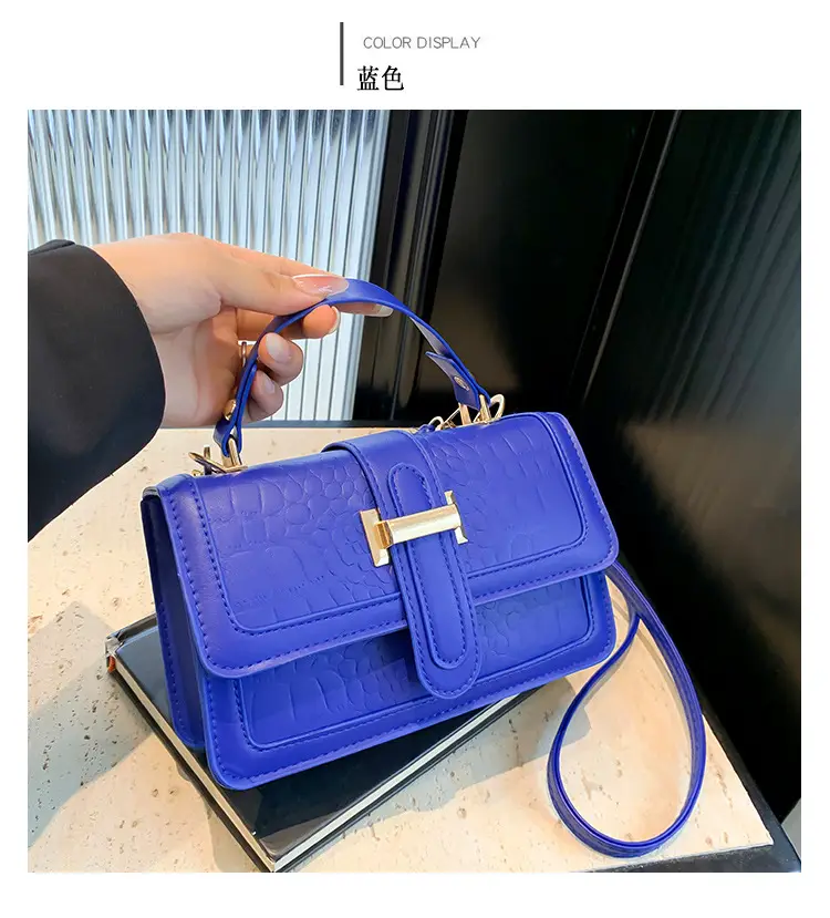 Orange Croc Leather Shoulder Bag for Women 2024 — feature 28