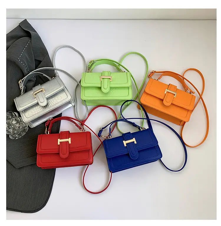 Orange Croc Leather Shoulder Bag for Women 2024 — feature 9