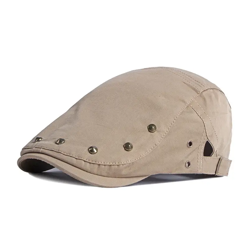 Korean Style Vintage Studded Cap for Women - Image 3