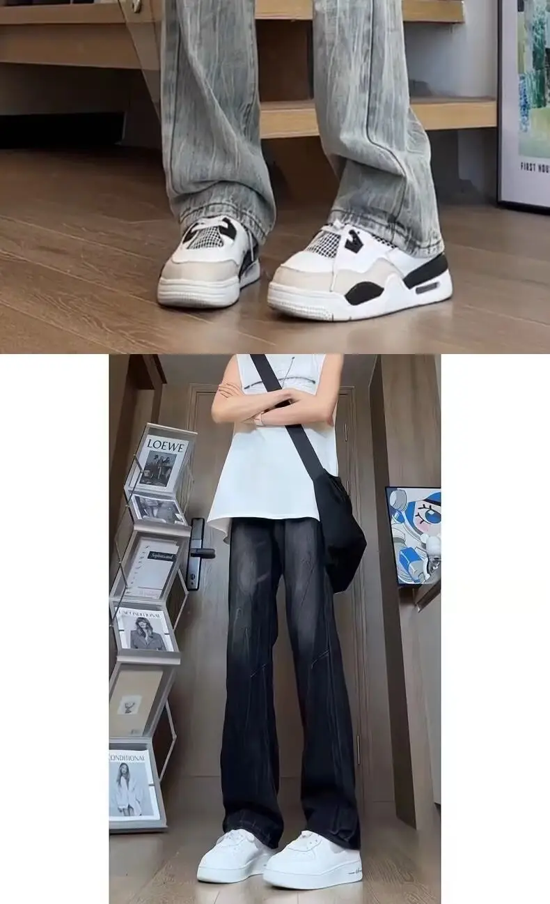 Men's American Style Oversized Jeans Winter Wash — feature 2