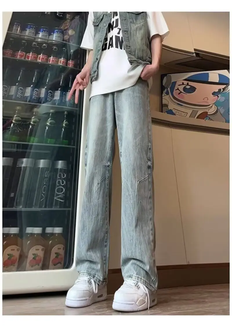 Men's American Style Oversized Jeans Winter Wash — feature 3