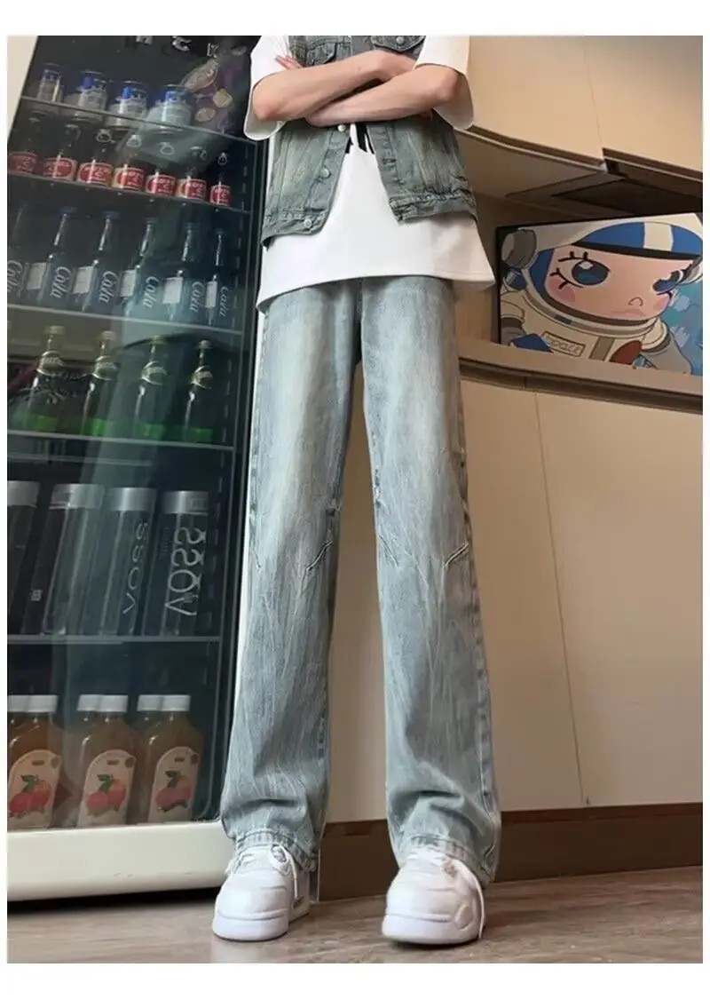 Men's American Style Oversized Jeans Winter Wash — feature 4