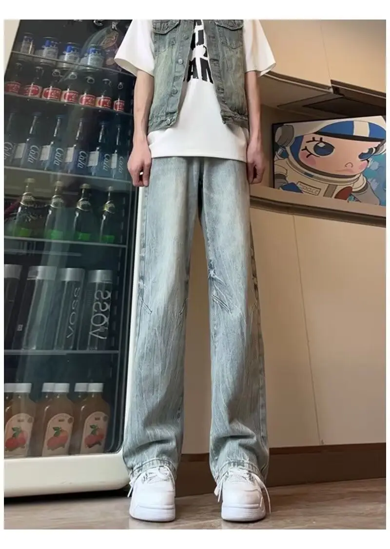 Men's American Style Oversized Jeans Winter Wash — feature 6