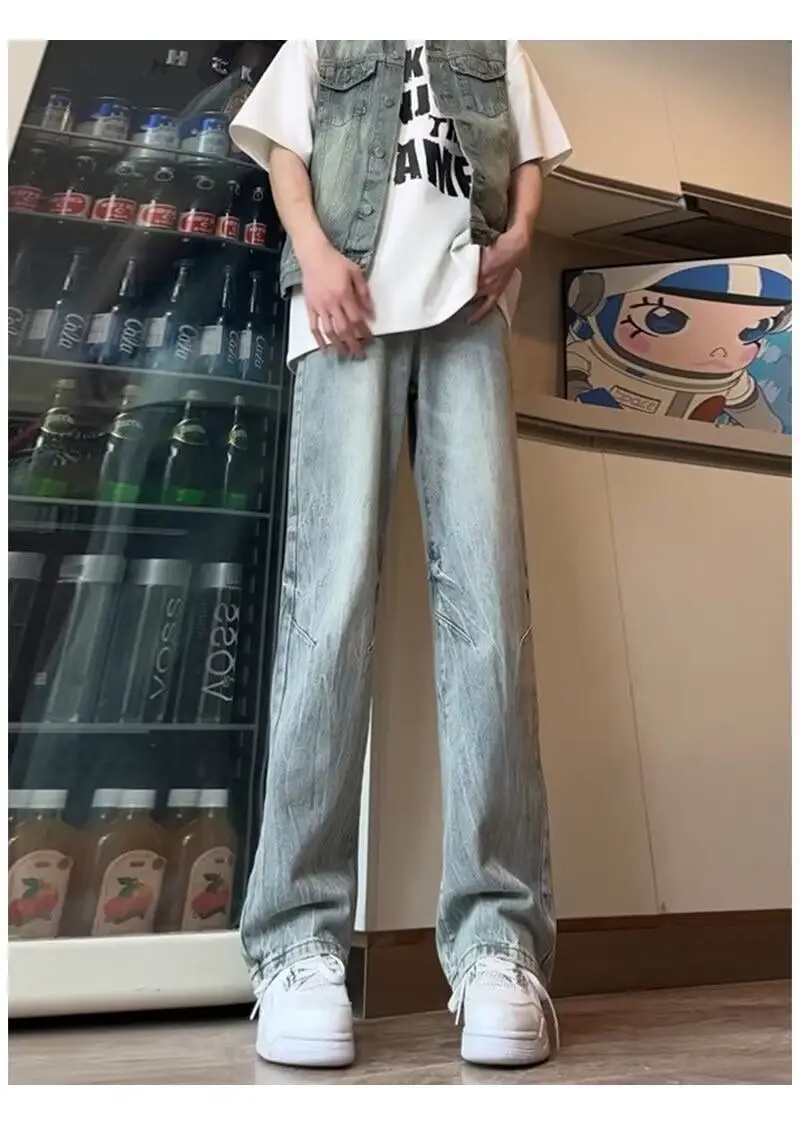 Men's American Style Oversized Jeans Winter Wash — feature 7