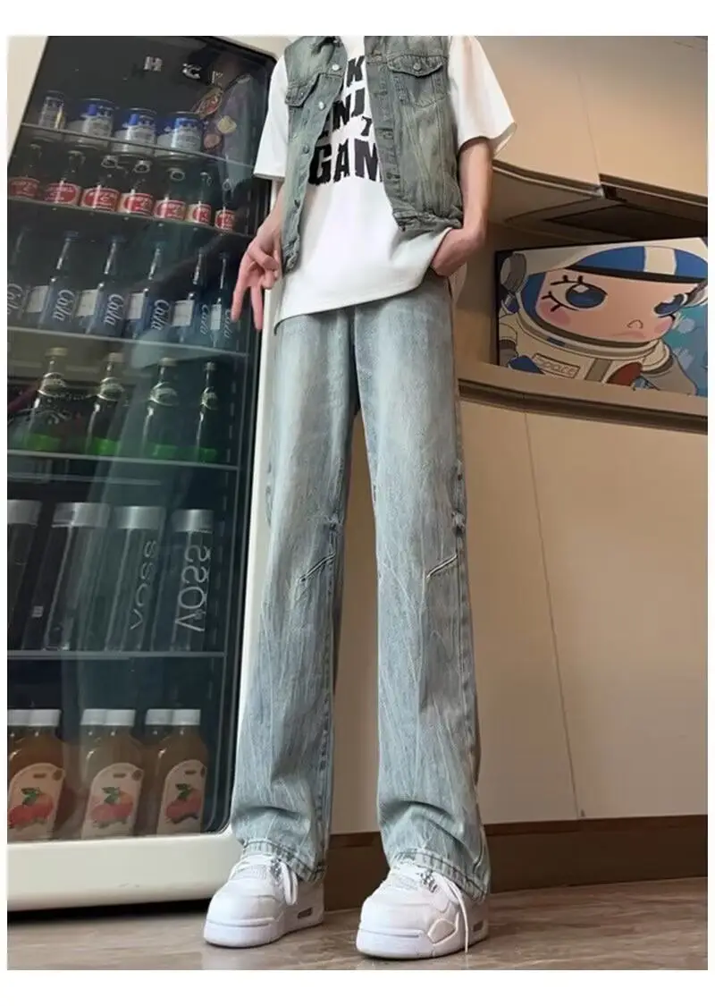Men's American Style Oversized Jeans Winter Wash — feature 8