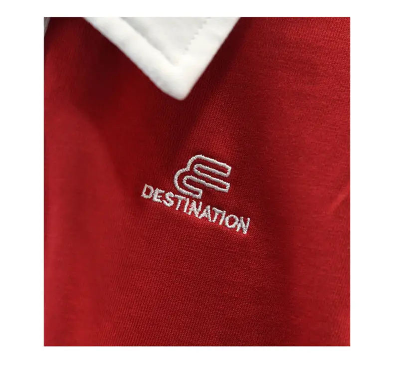 Boys Red Polo Shirt Summer 2024 New Style — feature 6