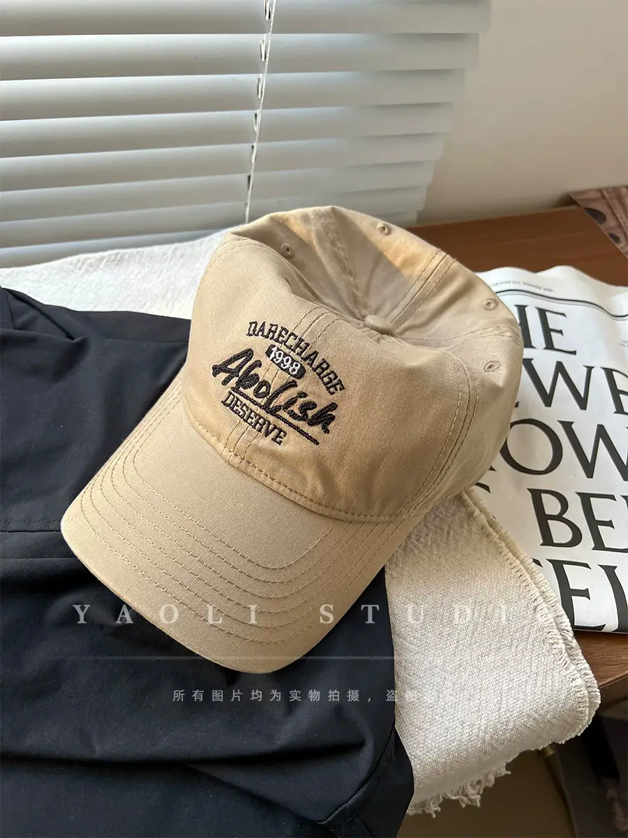 American Big Head Wai Face Small Baseball Cap for Men — feature 11