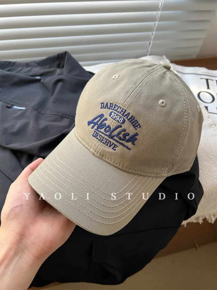American Big Head Wai Face Small Baseball Cap for Men - Image 3