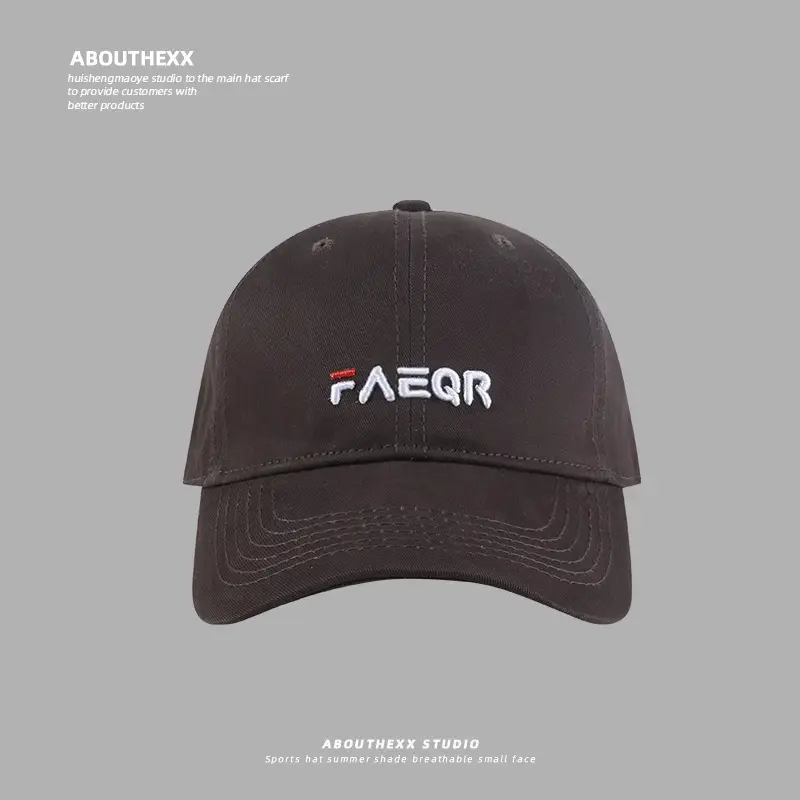 Black Big Head Cap Women Men Casual Korean Style - Image 4