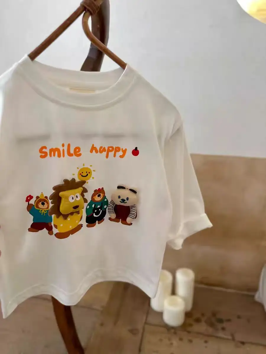 Children's Cartoon T-Shirt White Long Sleeve 2024 — feature 7