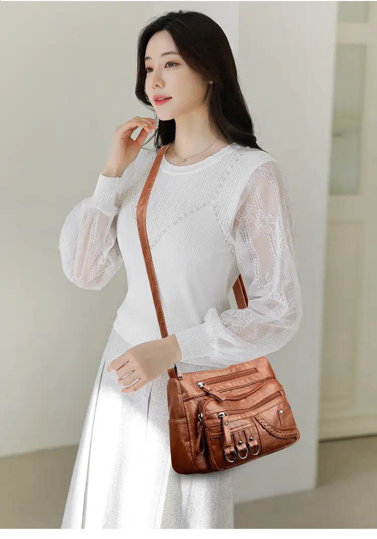 Women's Brown Crossbody Bag 2026 New Style — feature 12