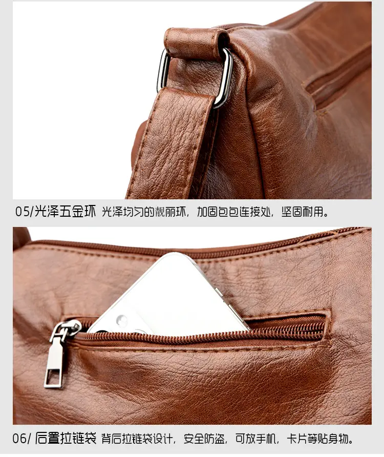 Women's Brown Crossbody Bag 2026 New Style — feature 21