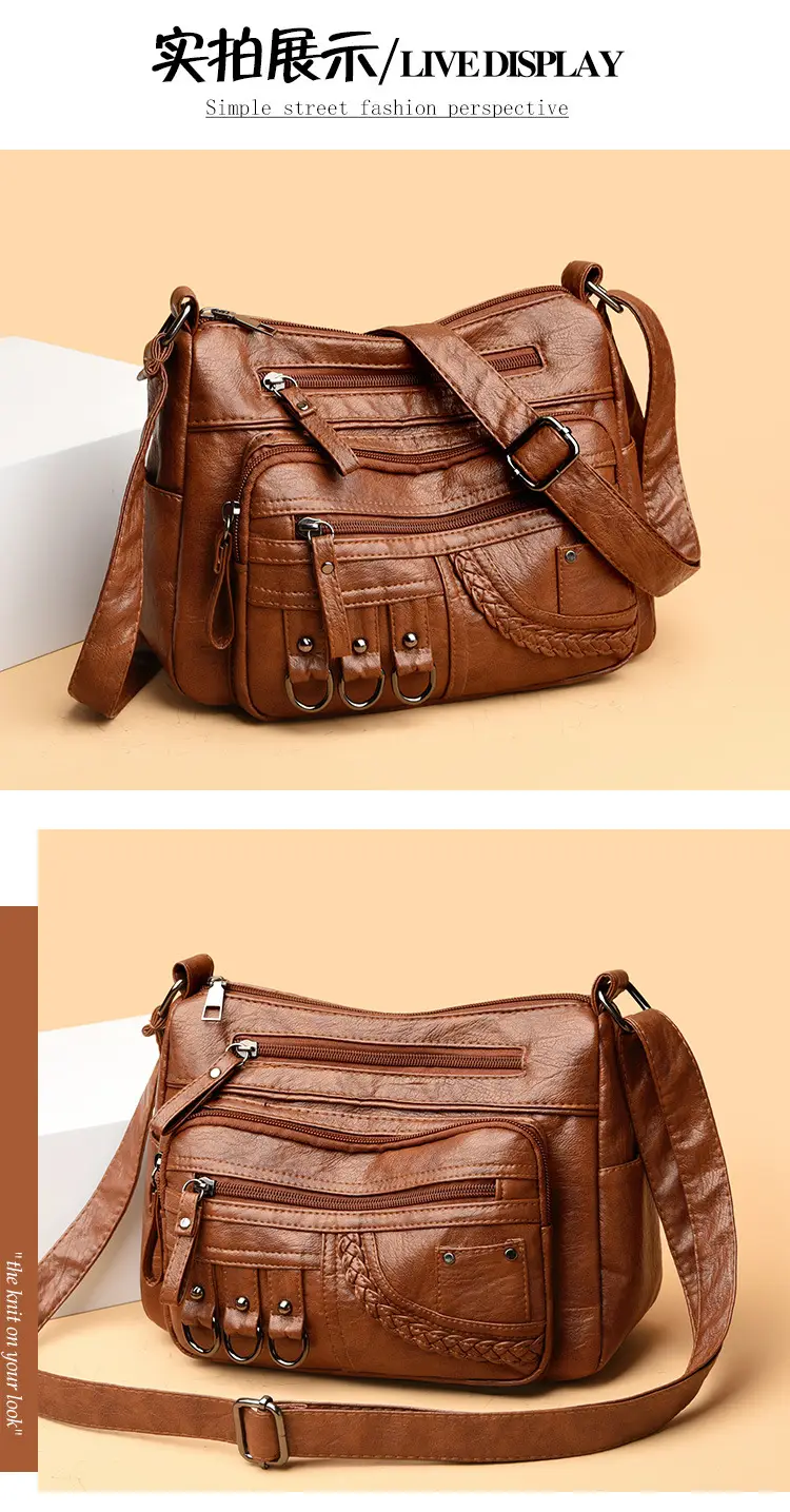 Women's Brown Crossbody Bag 2026 New Style — feature 6