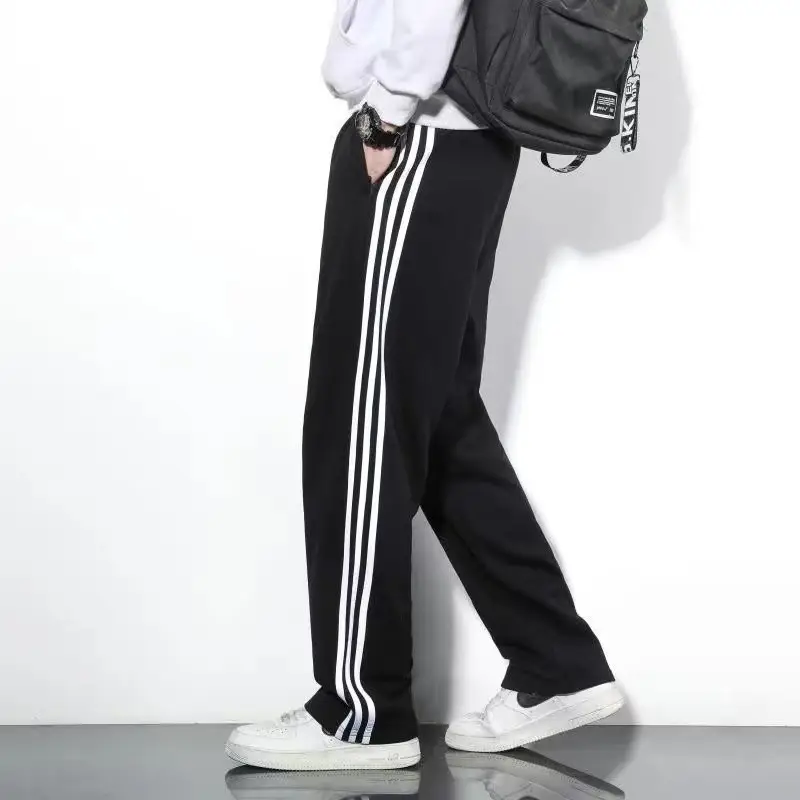 Men Navy Blue 3-Stripes Track Pants — feature 15
