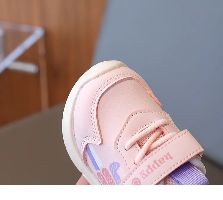 2026 Spring Boys Sneakers Grey White Velcro Strap — feature 19