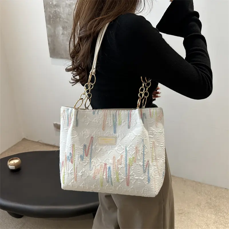 Pink Printed Shoulder Bag for Women