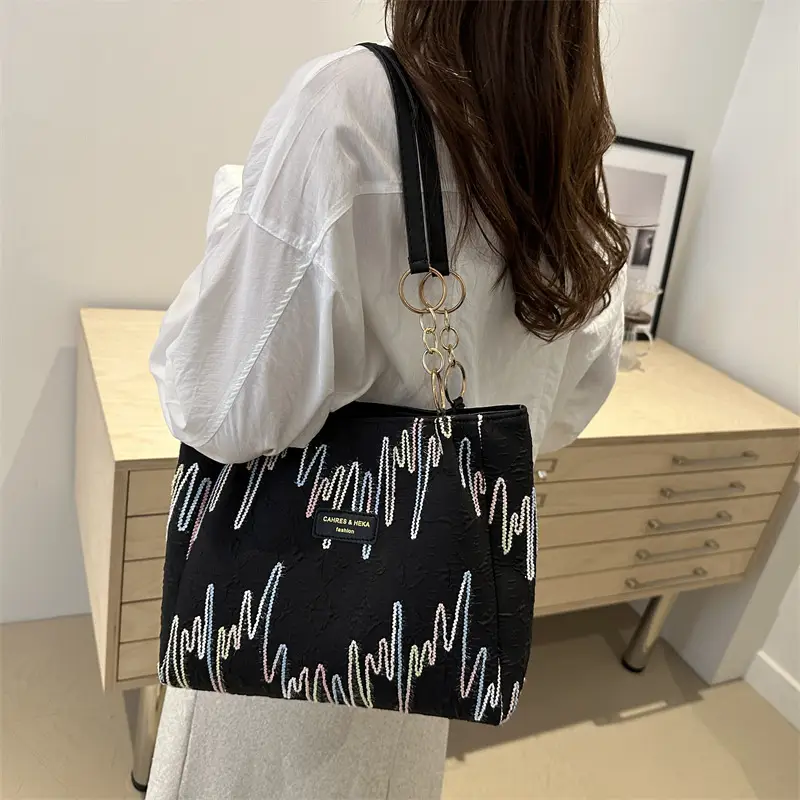 Pink Printed Shoulder Bag for Women