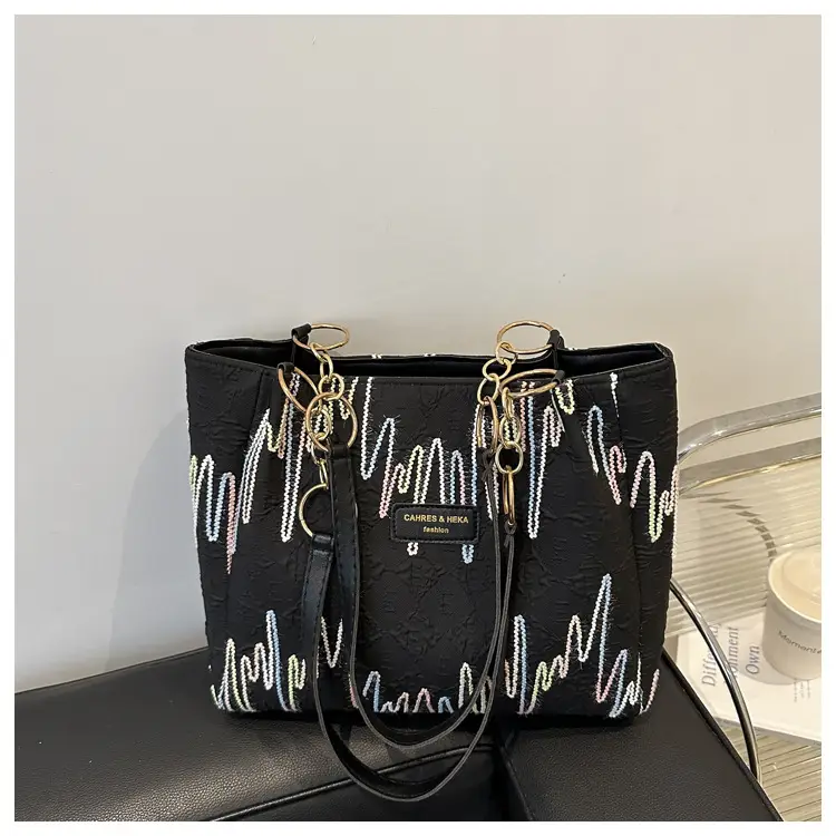 Pink Printed Shoulder Bag for Women — feature 12