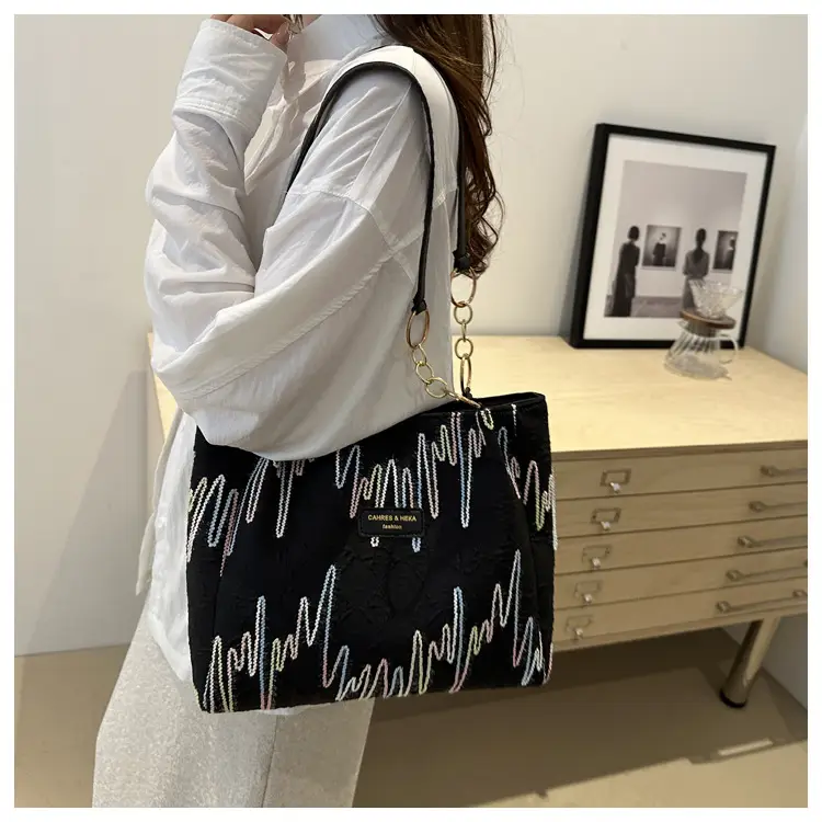 Pink Printed Shoulder Bag for Women — feature 34