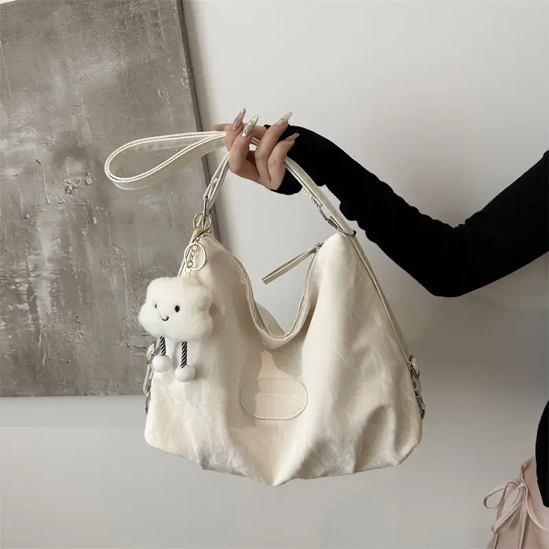 2024 Grey Shoulder Bag for Women Large Capacity - Image 13