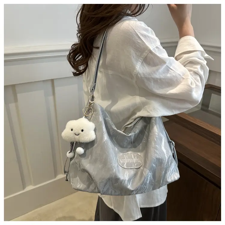 2024 Grey Shoulder Bag for Women Large Capacity — feature 50