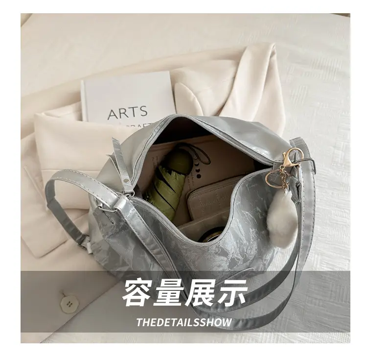 2024 Grey Shoulder Bag for Women Large Capacity — feature 7