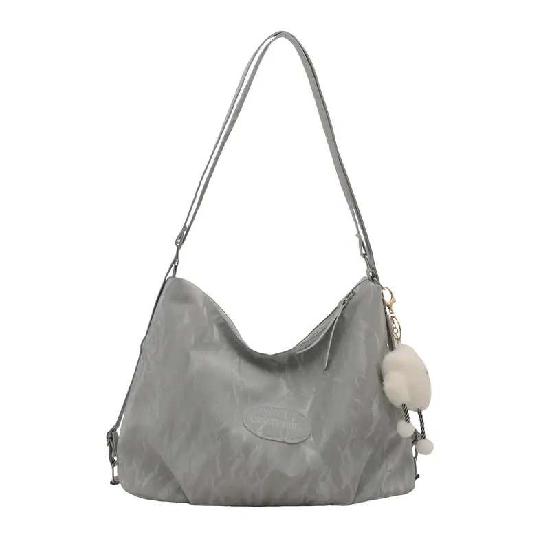 2024 Grey Shoulder Bag for Women Large Capacity - Image 10