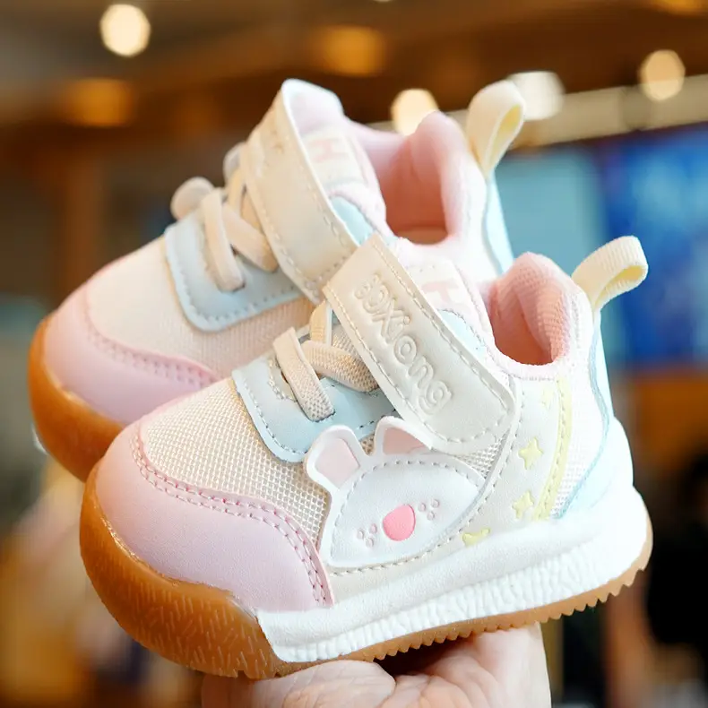Toddler Shoes Spring Autumn Beginner 1-2Yr Anti Drop Non Slip Mesh