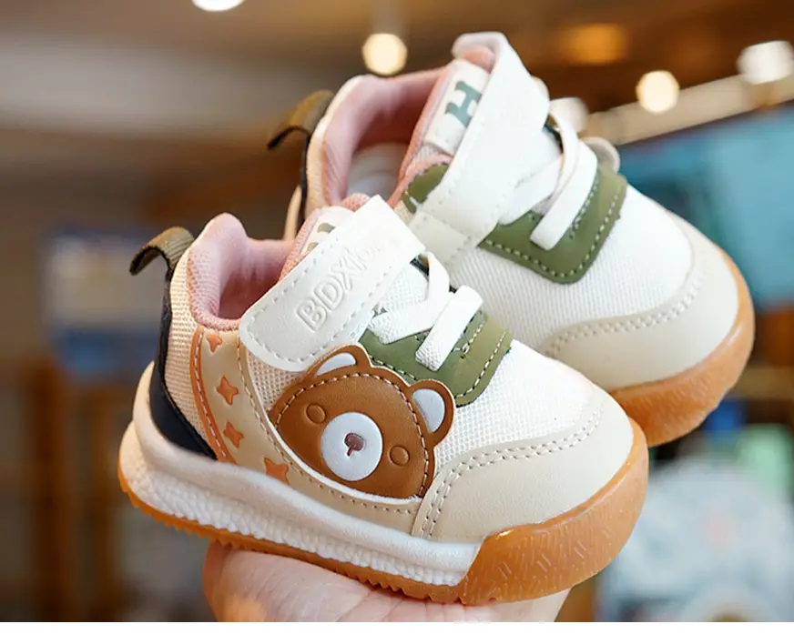 Toddler Shoes Spring Autumn Beginner 1-2Yr Anti Drop Non Slip Mesh — feature 4
