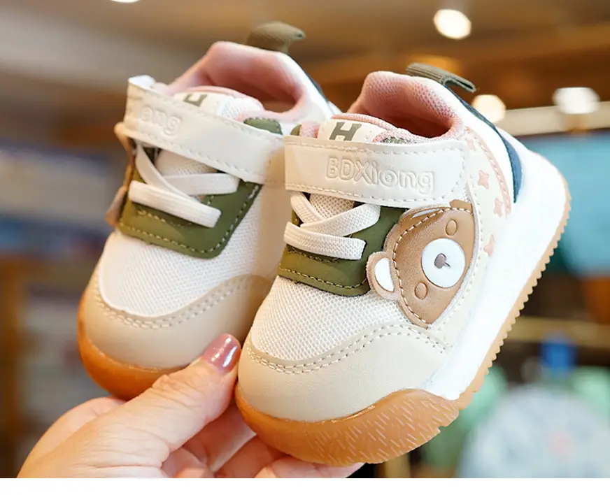 Toddler Shoes Spring Autumn Beginner 1-2Yr Anti Drop Non Slip Mesh — feature 6