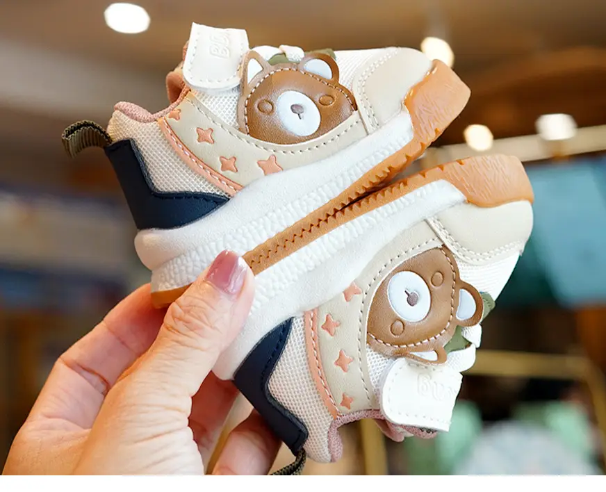 Toddler Shoes Spring Autumn Beginner 1-2Yr Anti Drop Non Slip Mesh — feature 7