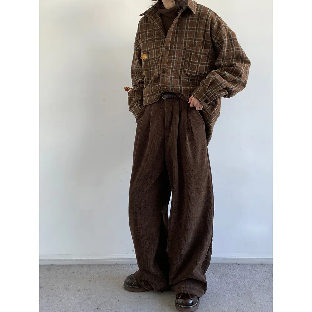Winter Vintage Striped Oversize Jacket Boys Girls College Style — feature 1