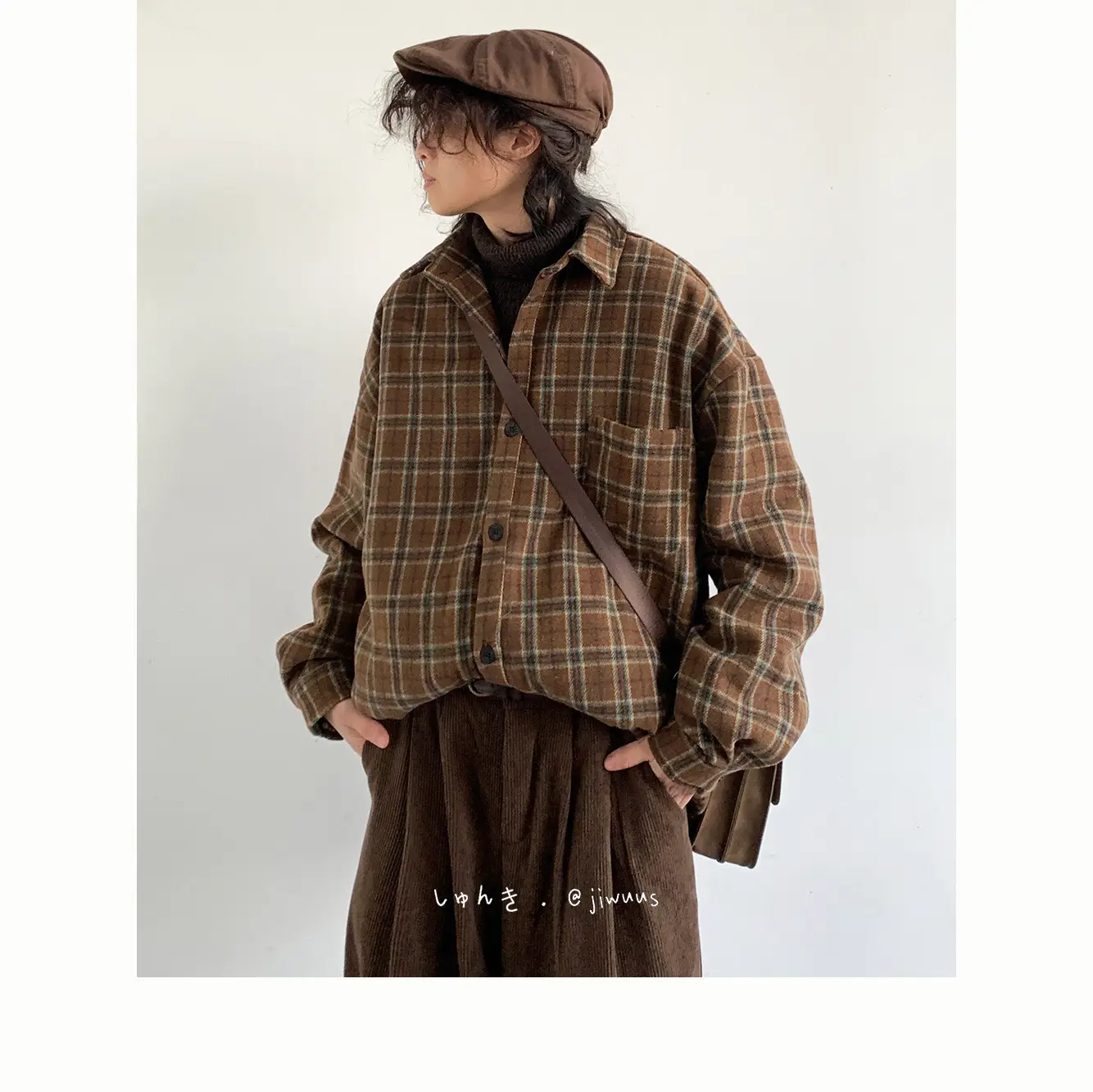 Winter Vintage Striped Oversize Jacket Boys Girls College Style — feature 7